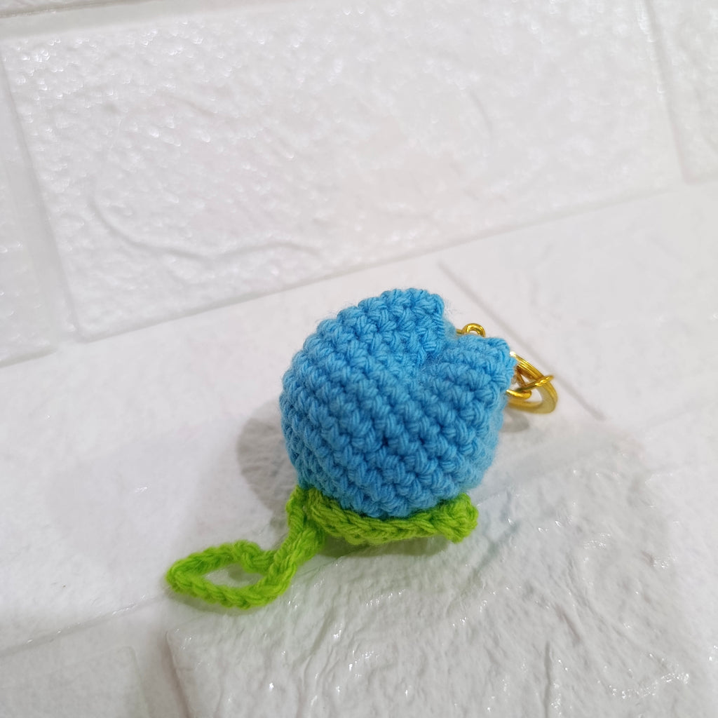 Llavero Tulipán Tejido a Mano