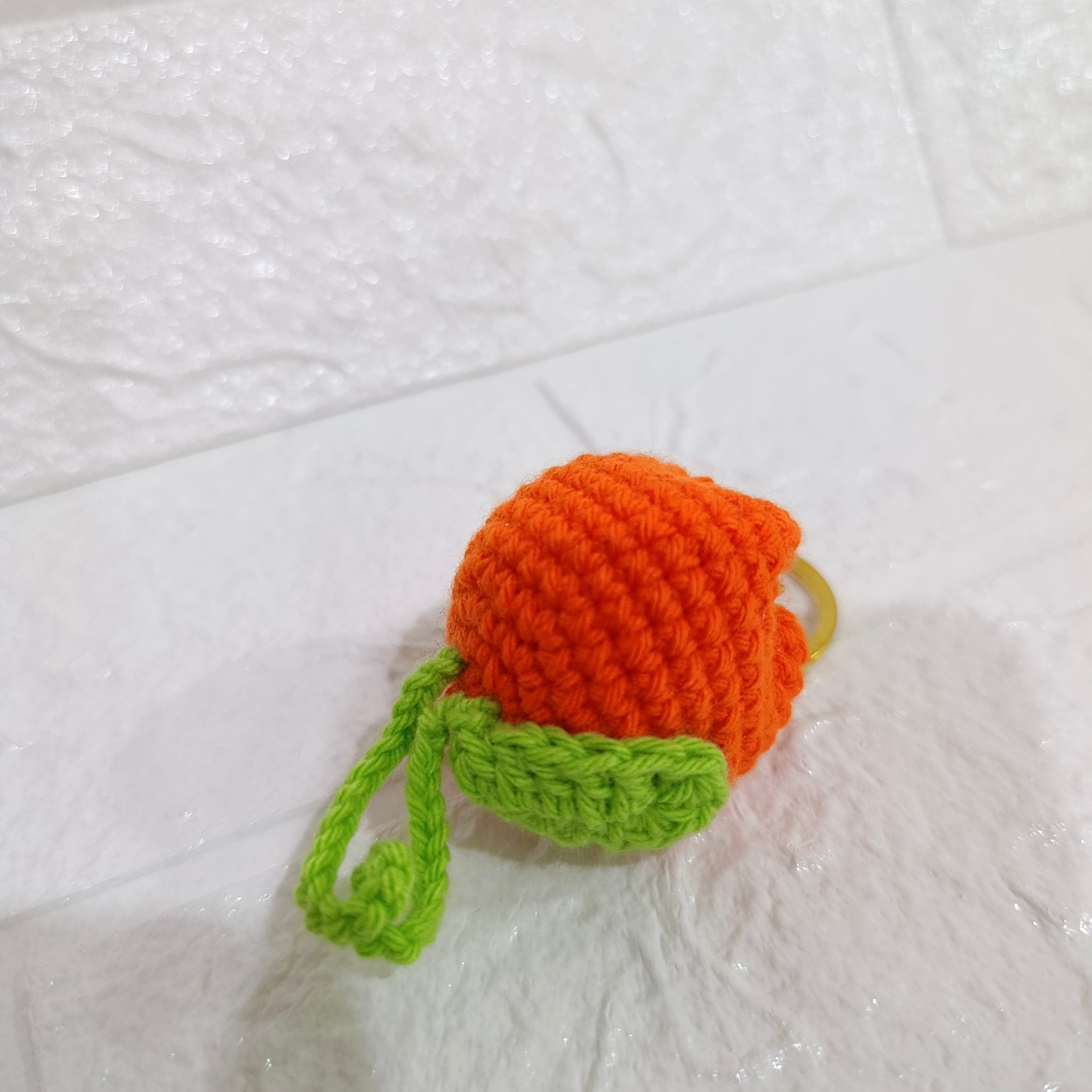 Llavero Tulipán Tejido a Mano