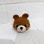 Llavero Osito Mediano Tejido a Crochet