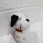 Llavero Snoopy Tejido a Mano en Crochet