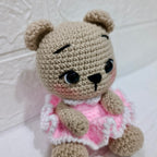 Osito Amigurumi Sentado – Muñeco Tejido a Mano