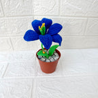 Maceta de lirio tejido crochet