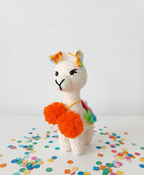 Llama Tradicional Crochet 15 cm