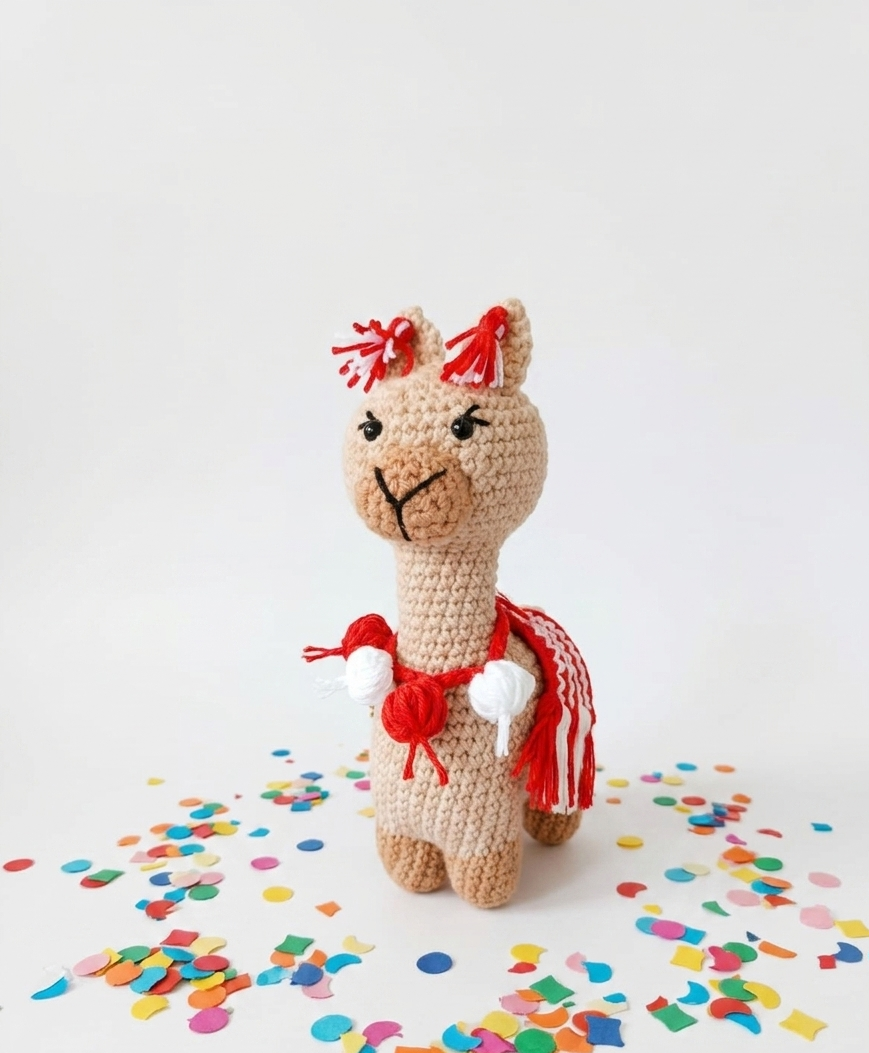 Llama Peruanita Bonita 15 cm