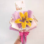 Ramo Rapunzel San Valentín Tejido en Crochet