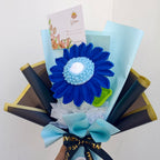 Ramo Girasol Premium Tejido a Crochet