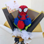 Ramo Spiderman Crochet con Tulipanes