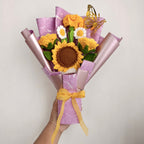 Ramo Lila Flores Amarillas