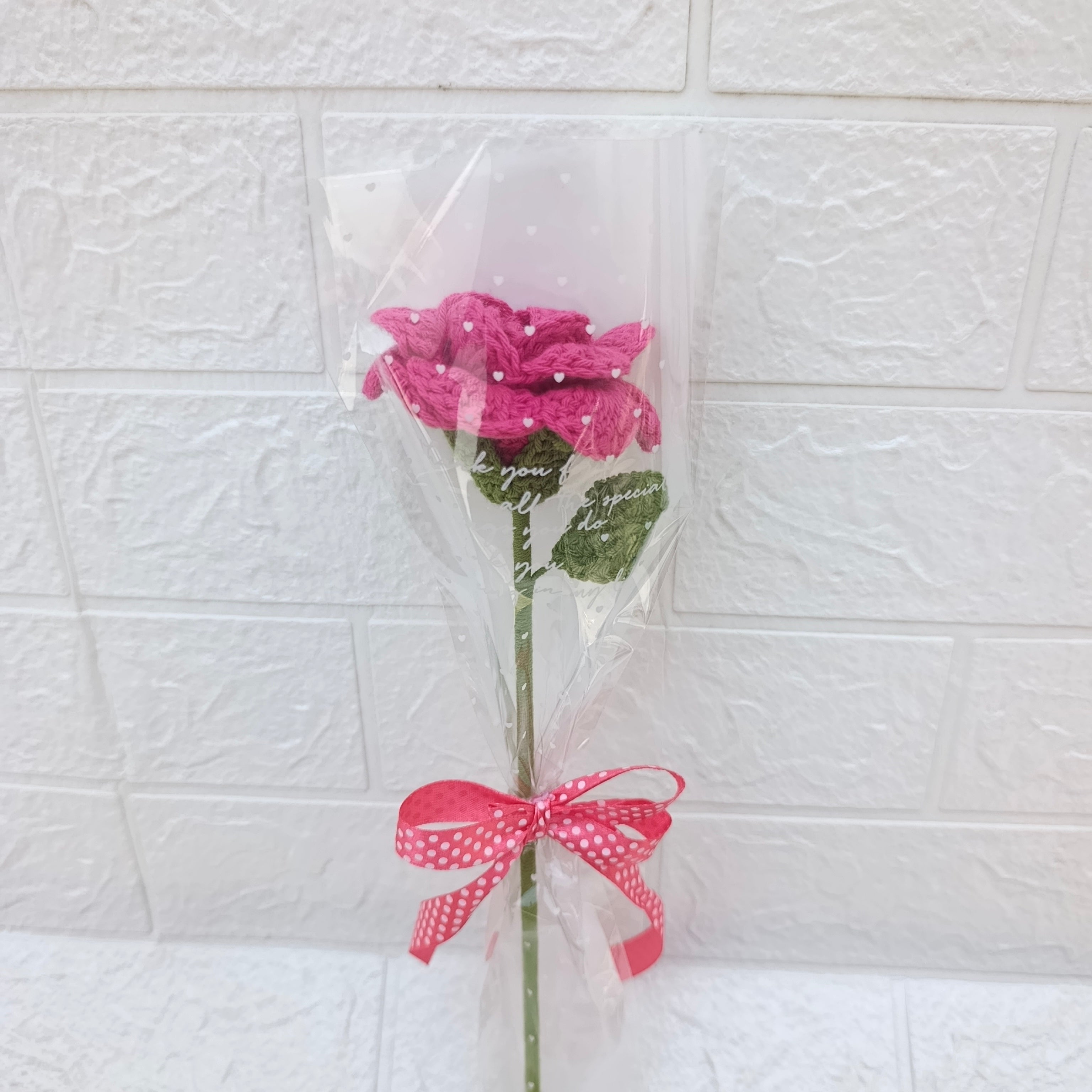 Rosa Tejida a Mano