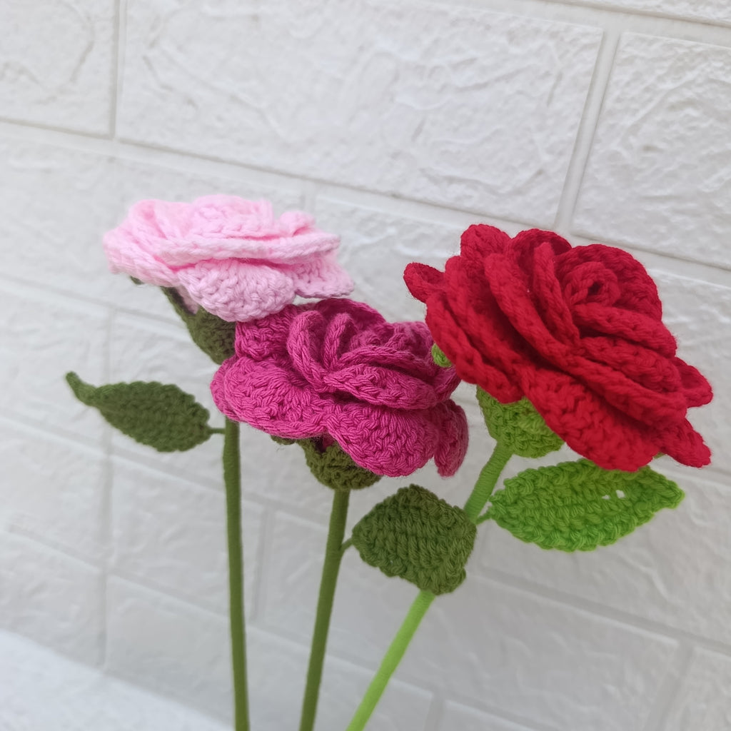 Rosa Tejida a Mano