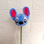 Stitch Amigurumi Tejido a Mano – Complemento para Ramos