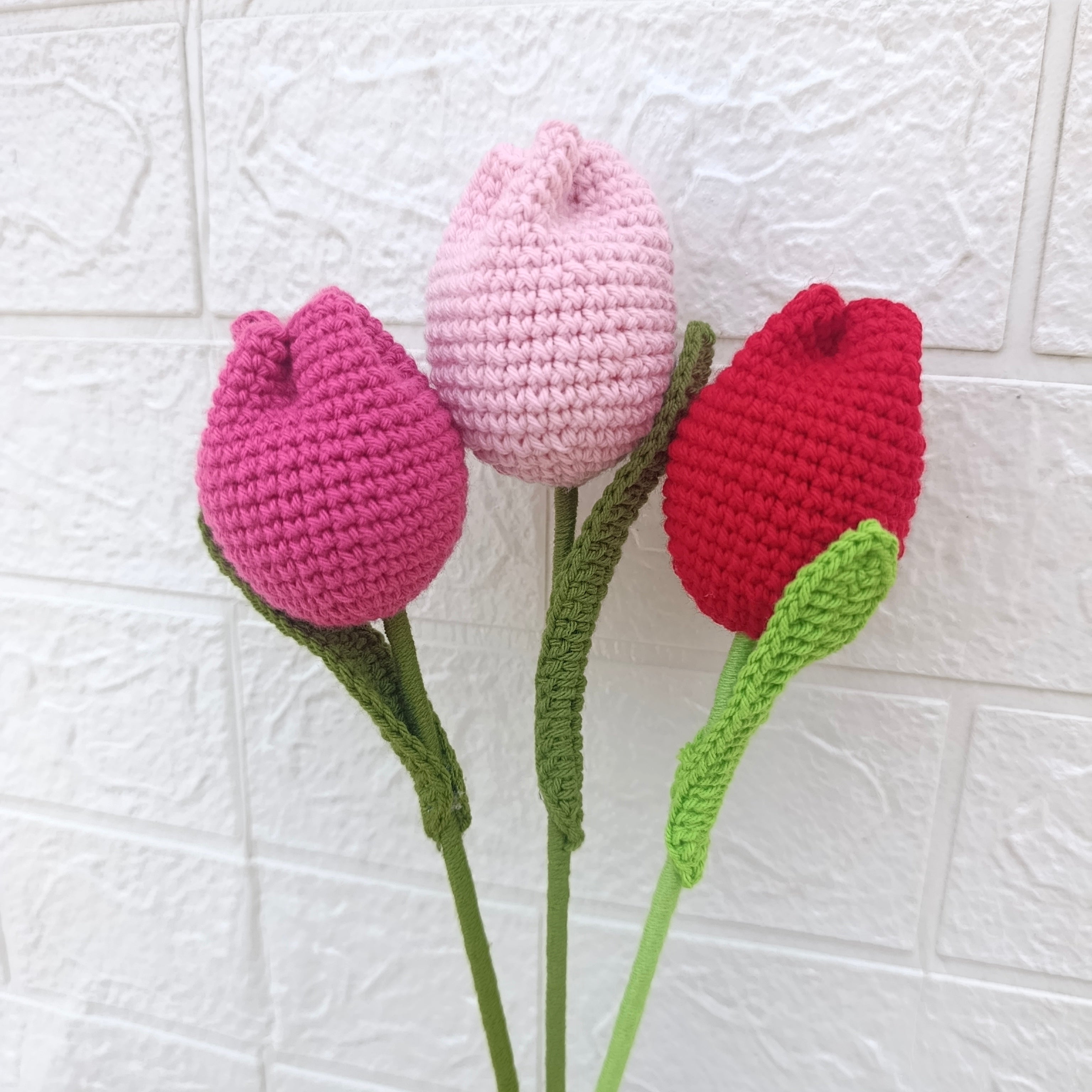 Tulipán Tejido a Mano